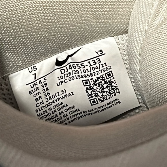 Nike Air Force 1 low top w embroidery and denim swoosh size 7 - Picture 13 of 15